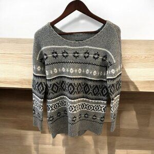 American Eagle Outfitters Women’s Fair Isle Sweater Sz S